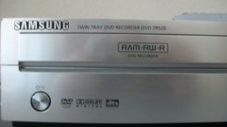 Samsung TR520 Dual Tray DVD Recorder Duplicate DVDs CD