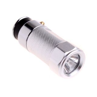 Mini Car Cigarette Lighter LED Flashlight Torch Rechargeable 7 Colors