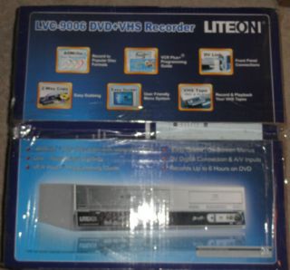 Lite On VCR Plus DVD Recorder Remote Control LVC 9016G in Box