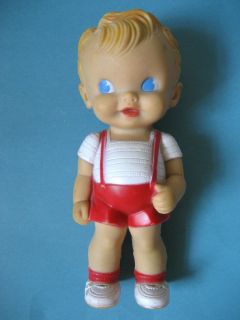  Sun Rubber 8 Boy Doll Squeeze Toy Ruth E Newton Rubber Baby