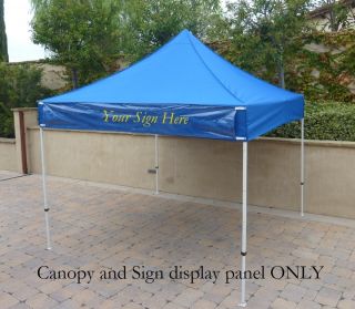 EZ UP 10x10 Sun Shelter Replacement Canopy Royal Blue By Formosa