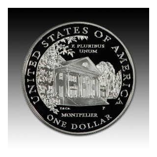 1999 P US Dolley Madison Commemorative Proof Silver Dollar