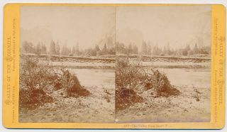 Yosemite SV Valley from Sandy Run Muybridge 1870s