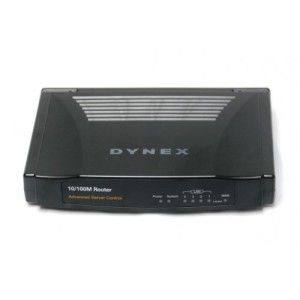 Dynex DX E402 Ethernet Broadband Router 4 port switch 10 100 MBPS