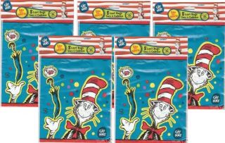 Dr Seuss Cat in The Hat Loot Birthday Party Goody Bags