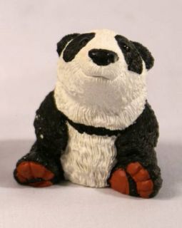 Vintage Signed Don James Panda Bear Figurine 1980s Retired