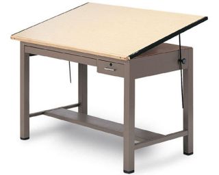 New Drafting Table Architect Drawing Desk Mayline Wood