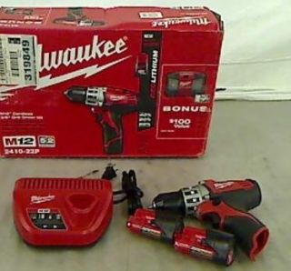 Milwaukee M12 Cordless Red Lithium 3 8 in Drill Driver