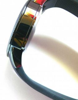 Michael Kors Watch Mens Chronograph Scout Gray Silicone Bracelet 43mm