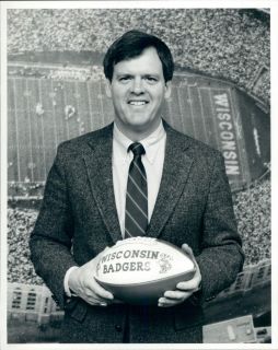 1987 Wisconsin Badgers Football Coach Don Morton
