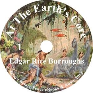 At The Earths Core Sci Fi Audiobook by Edgar Rice Burroughs on 4 CDs