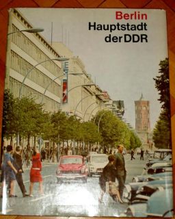 Vintage Old Book Guidebook Berlin East Germany 1971