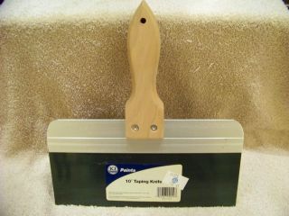 Drywall 10 Taping Knife ICI Paints 10 Blade Wood Handle Sheetrock