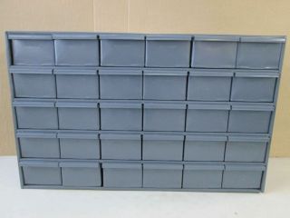Durham 034 95 Gray Cold Rolled Steel 30 Drawer Storage Cabinet