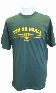 Donegal. The colours of Donegal are green and yellow. This T shirt