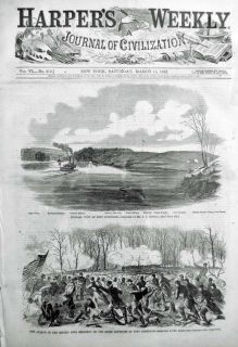 Cumberland River Fort Donelson Tennessee Military Water Batteries 1862