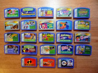 Lot of 23 Leapster Games Dora Diego Sonic Only The Best Educational