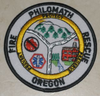  Oregon Philomath Fire Dept Patch
