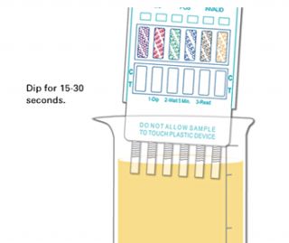 10 Panel DIP Drug Testing Test Kit Substance Abuse Screening Device