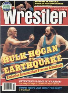 The Wrestler Magazine Oct 1990 Hulk Hogan vs Earthquake
