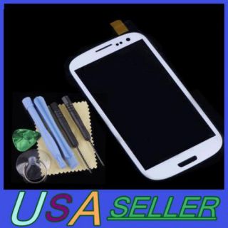 NEW Front Screen Glass Lens for Samsung Galaxy SIII S 3 i9300 +tool