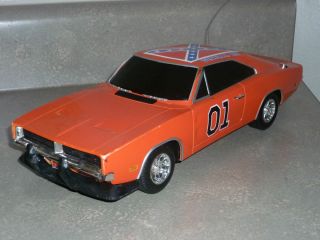 DUKES OF HAZZARD GENERAL LEE DODGE CHARGER TOY CAR RC USED PROJECT