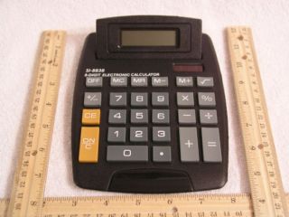Electronic calculator for big fingers big easy read tilt screen new