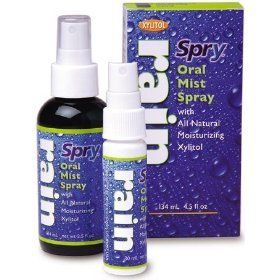 Rain Spry Xylitol Dry Mouth Spray by Xlear with All Natural