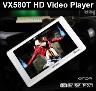  8GB 720P HD Media Player Touchscreen eBook Reader Photoviewer
