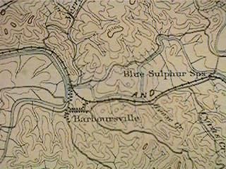 1898 West Virginia Map Huntington Radnor 1st Edition