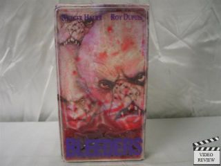 Bleeders VHS Rutger Hauer Roy Dupuis 783722131336