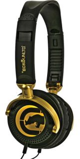 Marc Ecko Unlimited Motion Stereo Foldable Headphones Gold New