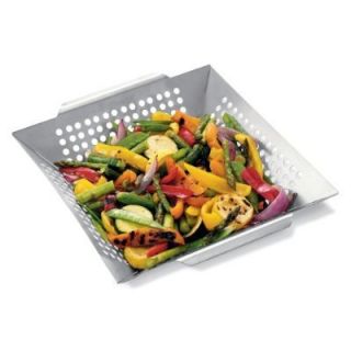 Ducane Stainless Steel Vegetable Basket Wok for Outdoor Grills 300101