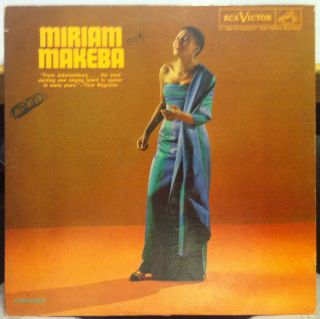 Miriam Makeba s T Debut LP VG LPM 2267 Mono 1960 Record 1S 1S
