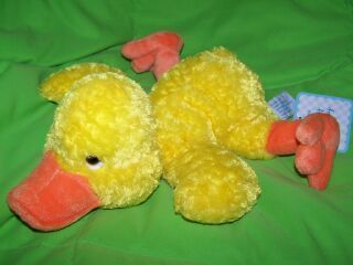  Stuffed Plush Yellow Orange Duck Happy Go Lucky Ducky Chick