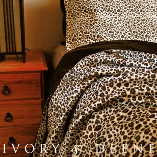  Fur Queen Sz DOONA Duvet Quilt Cover Animal Print Bedding Set