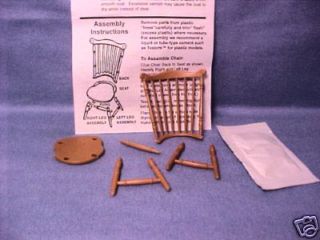 Duxbury Chair Kit 2400 Dollhouse Miniature