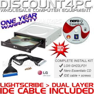 Light Scribe Internal IDE CD DVD±RW Writer Burner Drive