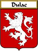 Family Crest 6 Decal French Dulac Lac Du