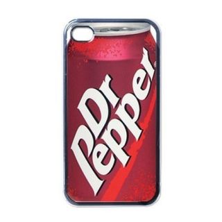 Dr Pepper Drink Cool Apple iPhone 4 4S Black or White Hard Case Cover