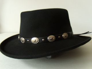 Eddy Bros Gambler Black Color Crushable Soft Lite Felt Hat
