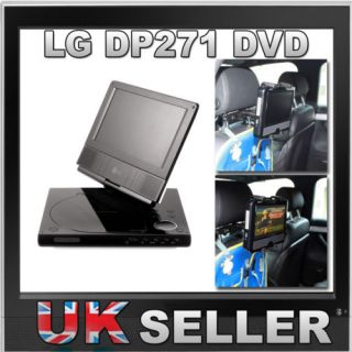Car Headrest Mount Kit for LG DP271 Tablet DVD Player