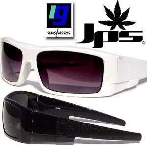 JPS Mens Sunglasses Gangster Eazy E White Sports Ganga
