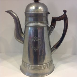 Pewter Maker Eban Smith Lighthouse Form Coffee Pot