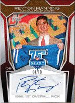 2010 Topps 75th NFL Draft Anniversary Autographs