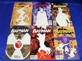 Batman 620 625 Broken City Part 1 6 Complete Storyline 1st Printings