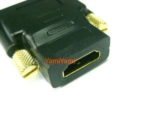 DVI 24 1 Pin Male to HDMI Female Adapter for Cable Cord