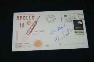 Alan Shepard Edgar Mitchell Signed Apollo 14 Cover