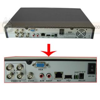 700TVL SONY CCD IR Audio Dome Camera 4CH DVR Security System Kit