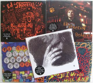 ED SHEERAN CD X 5 Album EP set Collaborations LIVE Bedford You Need Me